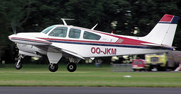 Полет на спортивном самолете Beechcraft B33 Debonair